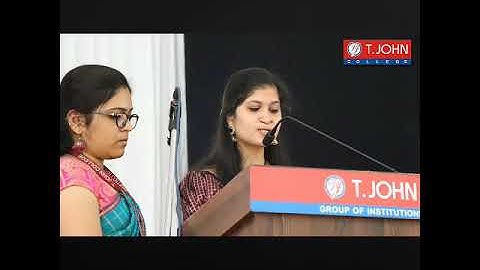 T JOHN COLLEGE UG Orientation Program 2021