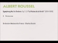 ルーセル　交響曲第1番「森の詩」より第2楽章「春」　ﾃﾞｭﾄﾜ指揮ﾌﾗﾝｽ国立管弦楽団