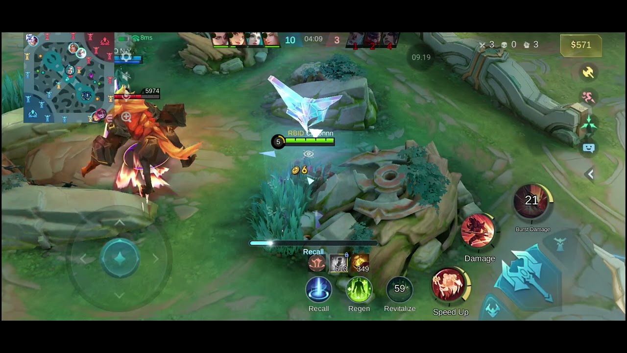 Roam Hilda Mengacak-acak Land of Dawn. MLBB