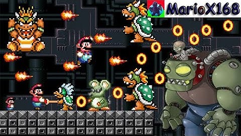 Mario Boss Rush 4 - Super Mario Bros. X - SMBX - Super Mario Boss Battle - New Mario Maker