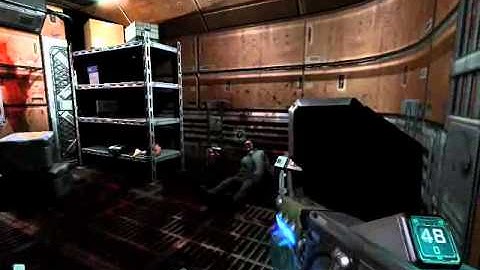 Lets Play Doom 3 ep. 13 Berserk with chainsaws!