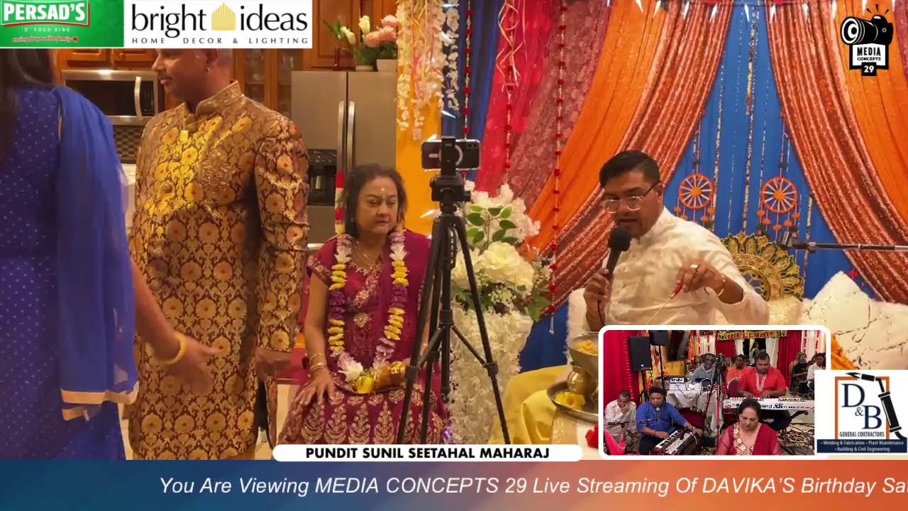 Davika’s Birthday Satsang 2024 Pundit Sunil Seetahal Maharaj!!!