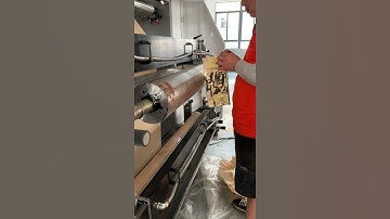 MACHINE À SACS EN PAPIER h v bottom paper bag machine for food packaging