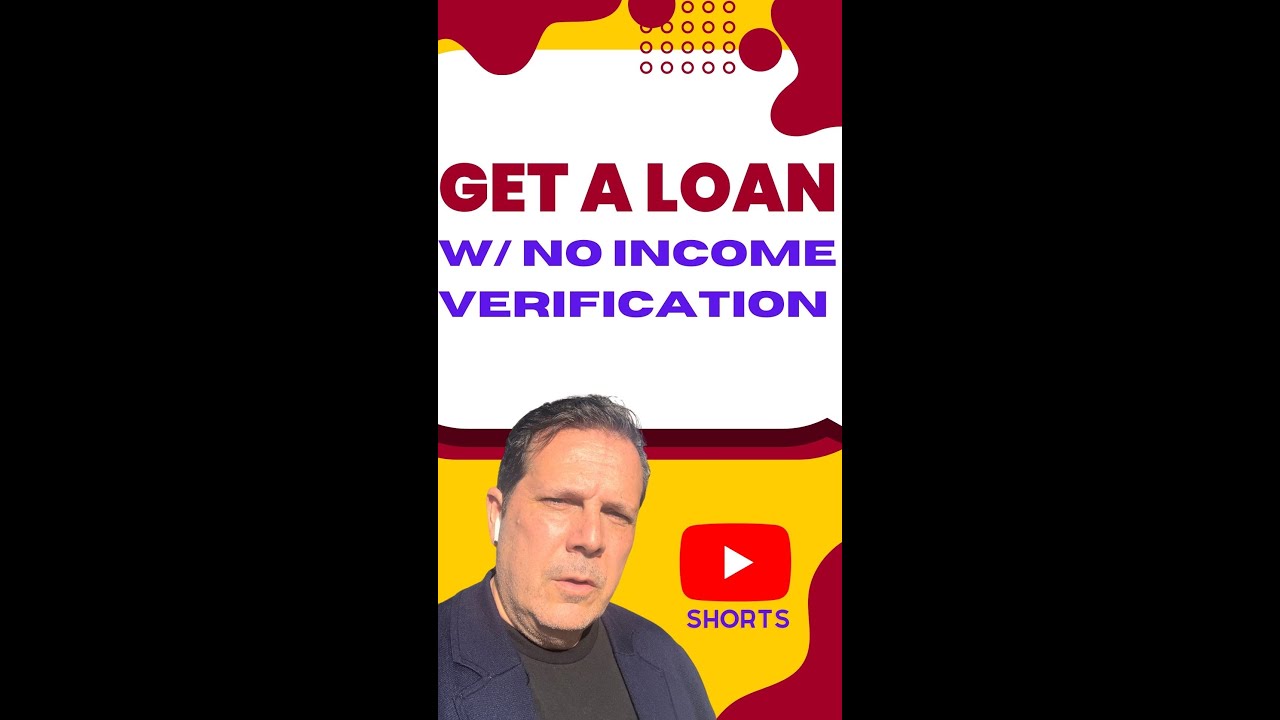 Get A Loan With No Income Verification! 