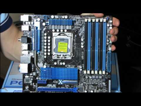 ASUS P6X58D-E Core i7 Extreme Crossfire SLI Motherboard Unboxing & First Look Linus Tech Tips