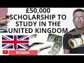 £50,000 scholarship to study in the UK. #scholarship #obiraphaeljnr