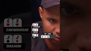 Phil Ivey NEVER bluffs... 🥊 #poker #shorts