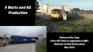 Return of the Tilcon Tugs  class 60s back on the Tarmac trains at Hull Dairycoates  Warts and All