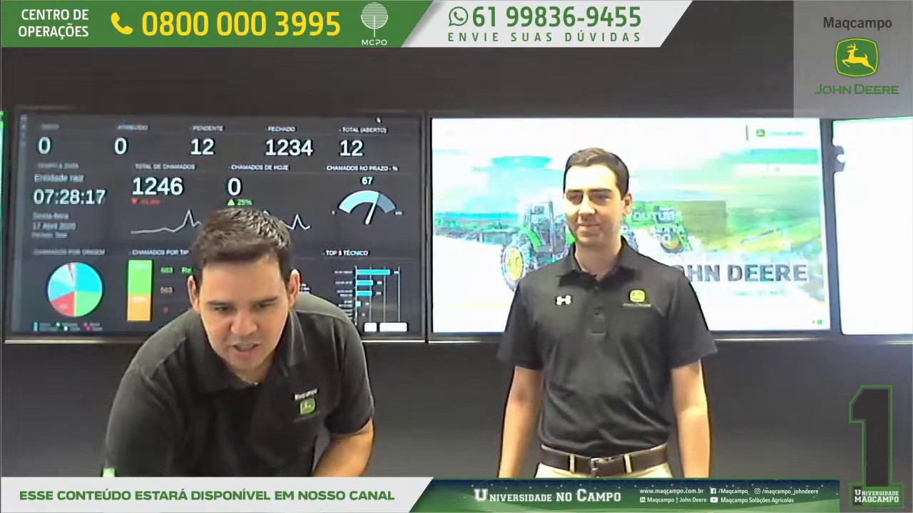 LIVE 27 - Configuração da taxa de sementes no SeedStar™ + RowCommand ...