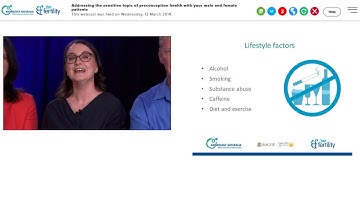 GP webinar:  Addressing fertility and preconception health with patients
