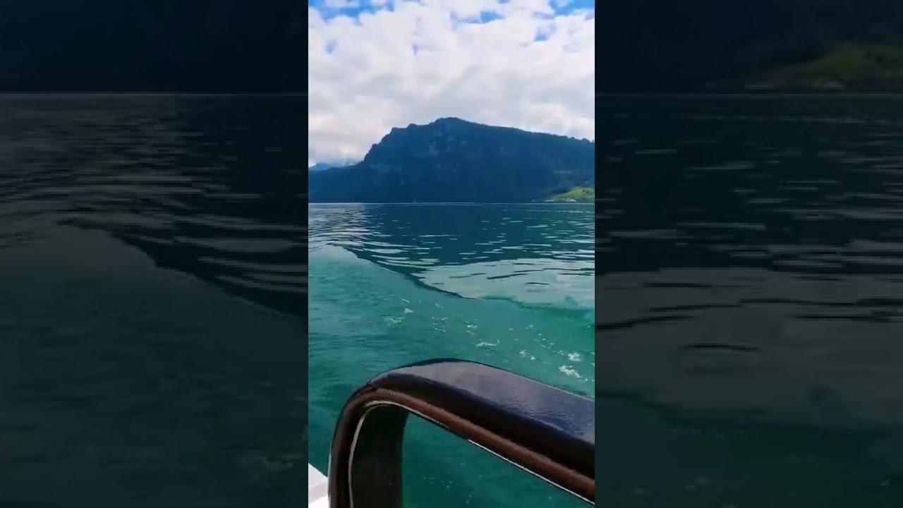 Relaxing Boat Ride In Switzerland 