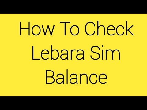 Lebara balance check code | Lebara sim ka balance kaise check karen KSA
