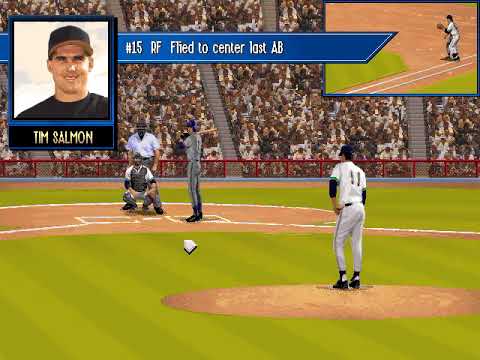 Tony LaRussa Baseball 3   1996 Edition   DOS Gameplay   California at Milwaukee