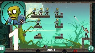Stupid Zombies - Gameplay Walkthrough Part 1 - Chapter 1 Stage 1 Level 1-17 (iOS, Android) screenshot 4
