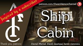 RPG | D&D Ambience - Ship Cabin (wood creaking, muffled waves and seagulls)