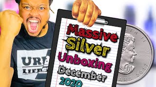 Massive December silver unboxing