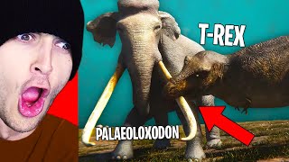 T-REX vs PALAEOLOXODON the FINAL BATTLE! (Reaction)