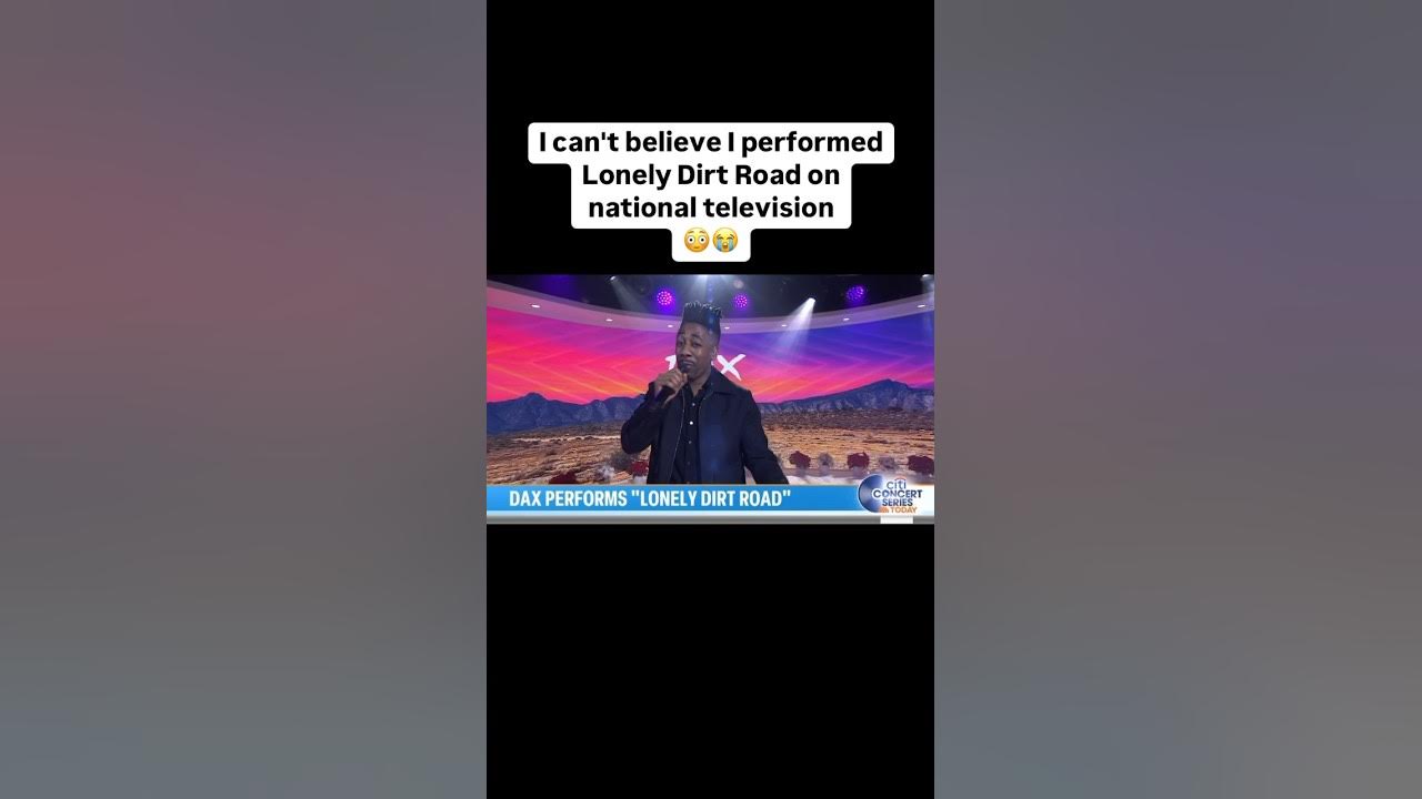 Still in shock๐ณ๐ฅ๐บ๐ธ I performed Lonely Dirt Road on National Television on the โโ @TODAY Show! Still in shock๐ณ๐ฅ๐บ๐ธ I performed Lonely Dirt Road on National Television on the โโ @TODAY Show!