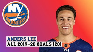 Anders Lee (#27) All 20 Goals of the 2019-20 NHL Season