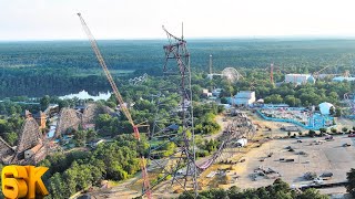 BAKUNAWA 6K Drone Footage NEW RECORD-BREAKING ROLLER COASTER At Six Flags Great Adventure