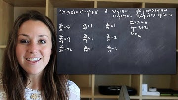 Lagrange multipliers in three dimensions with two constraints (KristaKingMath)