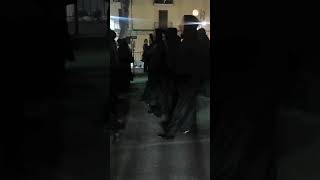 Amalfi Coast, Creepy All Black Easter Procession through the streets