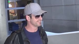 X17 EXCLUSIVE: Despite Just Buying Scottish Home Gerard Butler Looks Happy To Be In LA