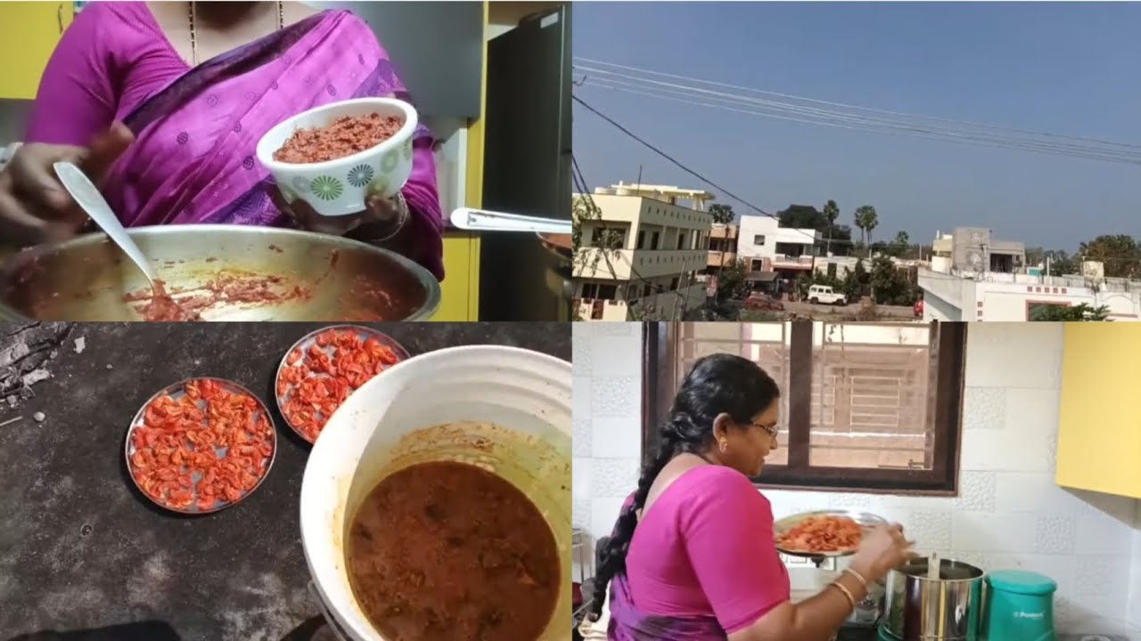 Я приготовила чатни из ломтиков помидоров. Когда я пекла роти, я измельчила помидоры и добавила и...