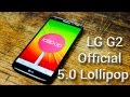 Verizon LG G2 Official 5.0 Lollipop