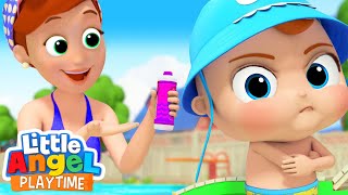 No No Swimming Song | Fun Sing Along Songs by Little Angel Playtime