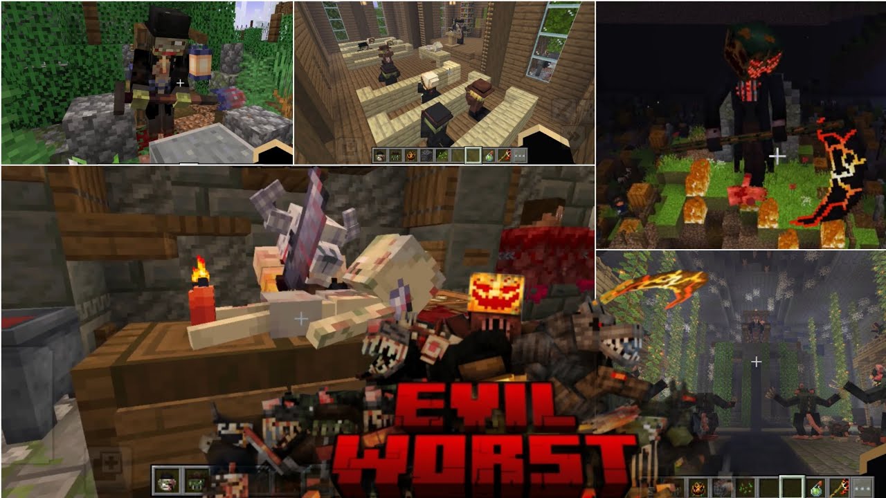 Evil Worst addon | Minecraft PE/Bedrock - YouTube