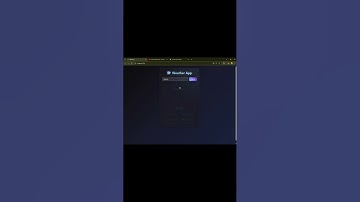 I Built a Weather App Using React JS | My First Amazing Project!