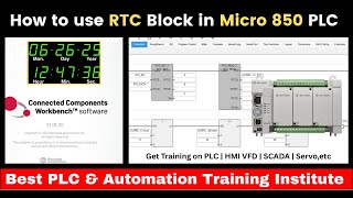 How to do PLC program in Micro850 for  Real Time Clock (RTC)