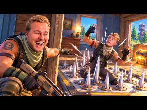 NICK WALKS STRAIGHT INTO A TRAP.. AND GETS MAD! 🤬😂 - Fortnite Battle Royale (Dutch)