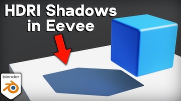 How to See Shadows From HDRIs in Blender Eevee