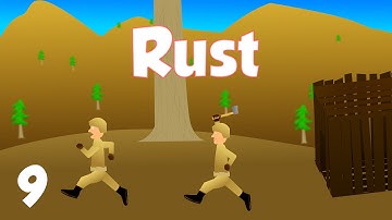 Rust - Alpha Gameplay (9) - Building a base