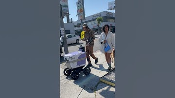 TROUBLED ROBOT: Bryce is a Food Delivery Robot that Cause Trouble #ai #deliveryrobot #robotics