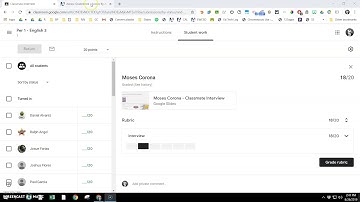 Import Grades from Google Classroom to Aeries