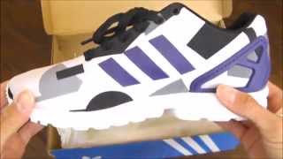 adidas zx flux black and purple