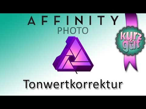 Update Affinity Photo, alte Photos korrigieren, Tonwertkorrektur