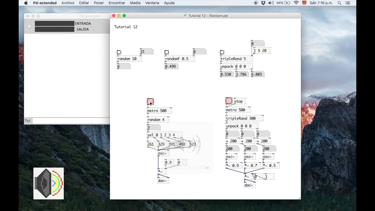 T12 Pure Data - Random - YouTube