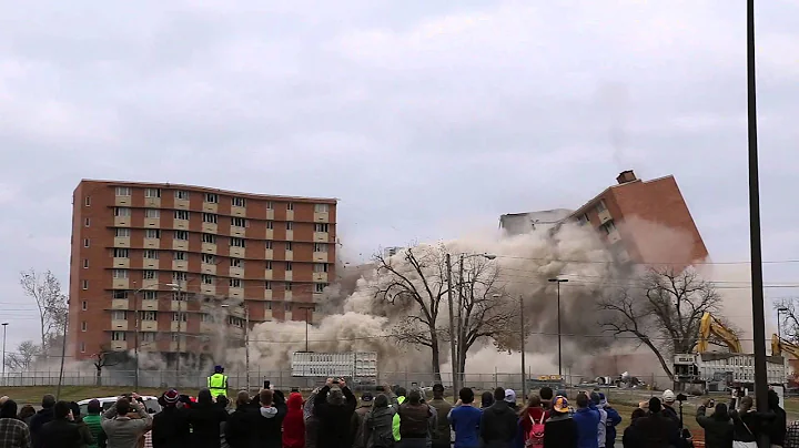 KU McCollum Hall Demolition Implosion