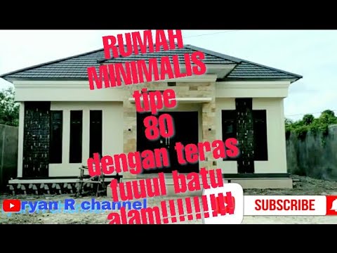  rumah  minimalis tipe  80 tampak depan  belakang YouTube