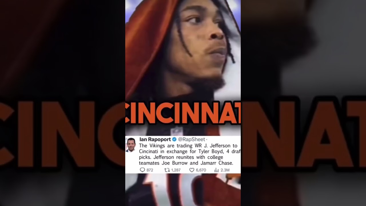 JJETAS TRADED TO THE BENGALS!!!