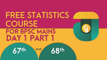 Free Statistics Course for 67th and 68th BPSC| Pie Chart |64th BPSC Statistics Model Answer| Part 1