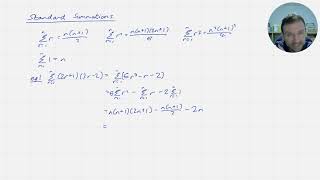 Standard Summations (A Level Further Maths)