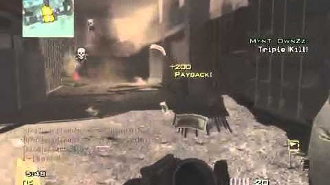MW3 - 7 Man Barrett Kill Feed on Hardhat - MynT OwnZz1509
