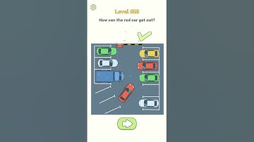 dop 2. level 623 how can the red car get out?  #viral #video