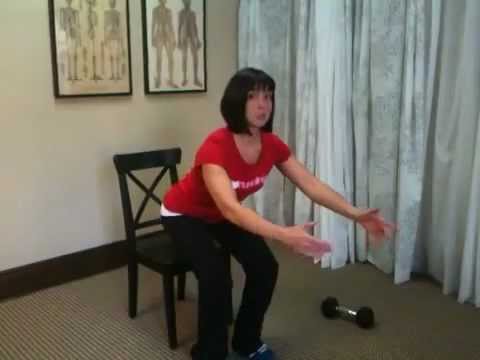 Demo of Exercise - Sit Squat