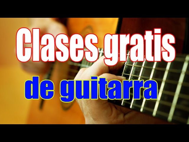 Clases de guitarra para principiantes leccion 1 - YouTube